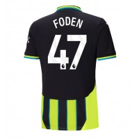 Pánský Fotbalový dres Manchester City Phil Foden #47 2024-25 Venkovní Krátký Rukáv